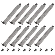 PCI Slot Cover Dust Filter, 10Pcs Blanking Plate Expansion Blank Plate, Black