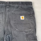 Carhartt BLACK Carpenter Painter PANTS! 34 x 32 Relaxed Fit Distressed Work Wear — photo 10