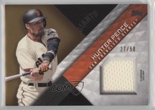 2018 Topps Major League Material Series 2 Gold 27/50 Hunter Pence #MLM-HP 0x1e