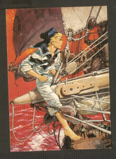 Pierre JOUBERT  carte postale BD    LES MOUSSES   très rare ed. OUEST FRANCE