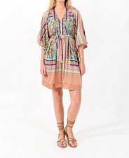 Molly Bracken Mini Belted Shirt Dress Size M