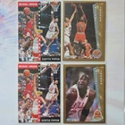 Fleer 1992-93 NBA Vintage Michael Jordan Scottie Pippen 4 Card Lot #62 #238 #246