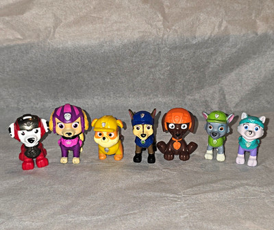 PAW Patrol Mini Figure Random Set Lot Marshall Skye Rubble Chase Zuma Etc