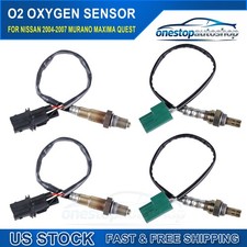 4pcs Oxygen Sensor Upstream & Down For Nissan...