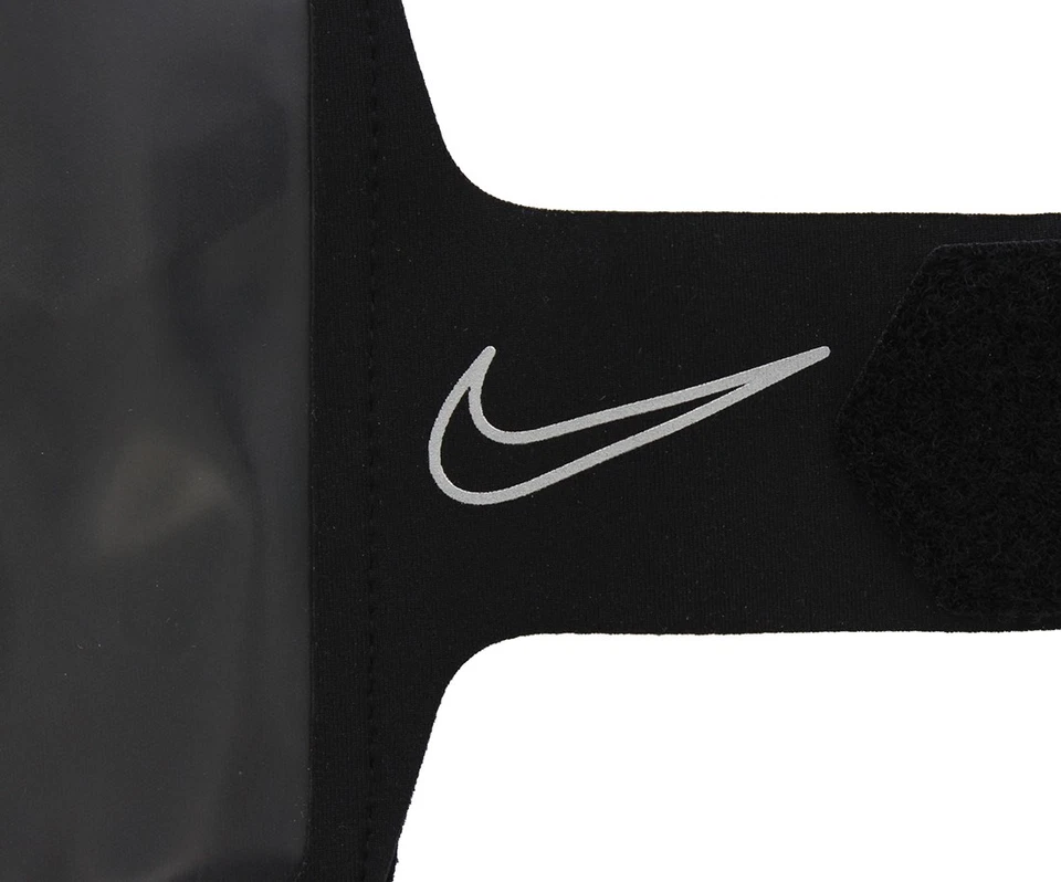 Brazalete ligero para correr Nike para mujer 2.0 negro Osfm, color: negro/plateado Foto 3 de 4