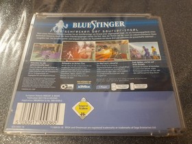 blue stinger sega dreamcast complet en boite et notice allemand CIB PAL 🇩🇪