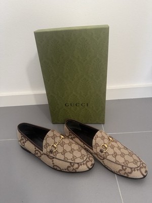 Gucci Schuhe Loafer GG Monogramm Gr.37,5 