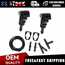 Universal Car Windshield Wiper Washer Squirter Nozzle Spray Jet Kit Fluid Hose Y