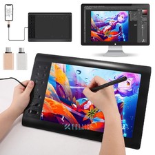 10x6" Graphic Tablet with Passive Stylus 8192 Level,12 Shortcuts Digital Drawing