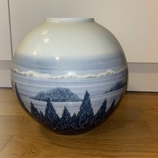 Japanische Vase Arita Fujii Shumei