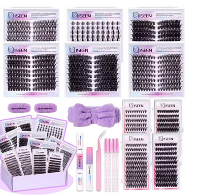 Complete Lash Extension Kit 10 Styles Glue Bond Seal Tools