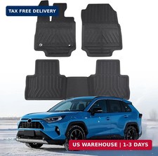 Car Floor Mats for Toyota RAV4: 2019 2020 2021 2022 2023 2024 2025, All Weather