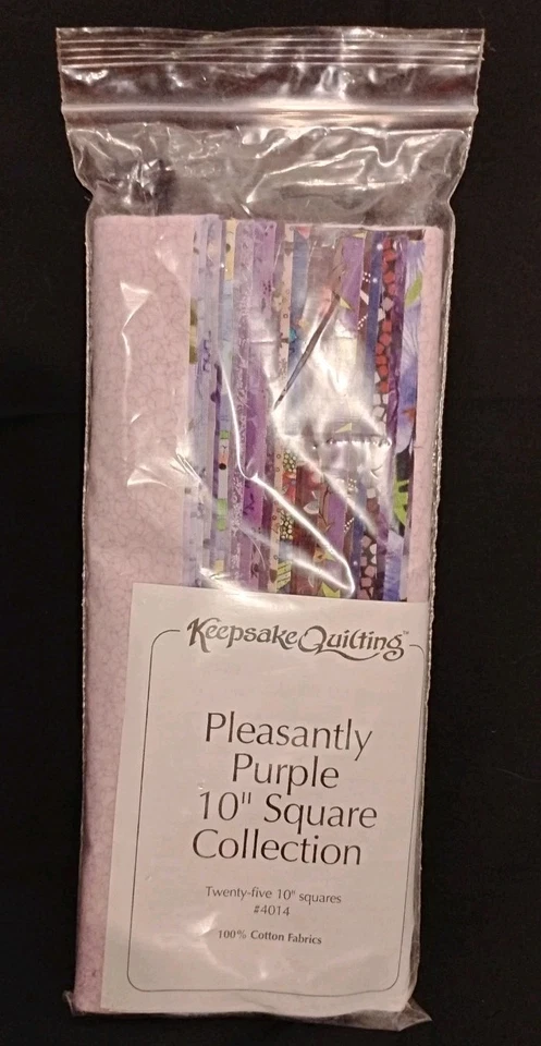 Keepsake Quilting Pleasantly Purple Collection 25 - 10" Squares - Image 2 of 4