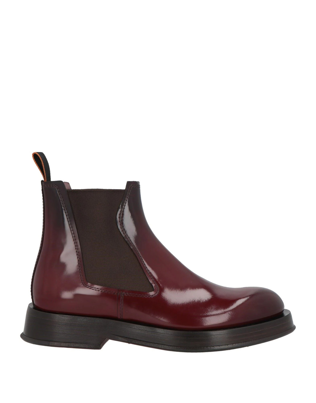 Santoni - Men - Glossed-leather Ankle boots - Burgundy