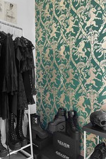 Killstar Royal Beast Wallpaper One Size Green Women New Goth Alternative