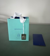 Tiffany & Co Landmark 727 Fifth Ave Small Bag 14.5x13cm With Metal Charm Tag