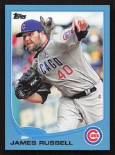 2013 Topps Update James Russell Blue #US66 Card