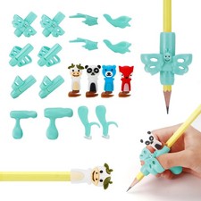 Baroin 18 Pack Preschool Pencil Grips for Kids Handwriting Pencil Grippers Pe...