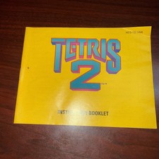 Tetris 2 NES Nintendo Instruction Manual Only