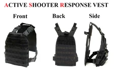 🔥AR Plate Carrier Tactical Vest with MOLLE Black🔥🔥🔥