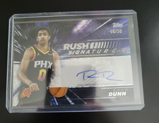 2025-26 TOPPS RYAN DUNN RUSH SIGNATURES AUTO 6/50 SUNS TARGET BLACK FRIDAY SP
