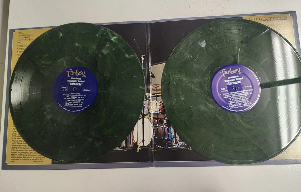 Vtg 1976 CREEDENCE CLEARWATER REVIVAL Album CCR CHRONICLE Vinyl - Image 4 of 4