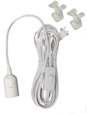 ALZO LED China Ball Overhead Light 24 foot long switched cord set