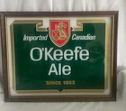 O'Keefe Ale Vintage Sign Beer 19x16 Framed. Good Condition