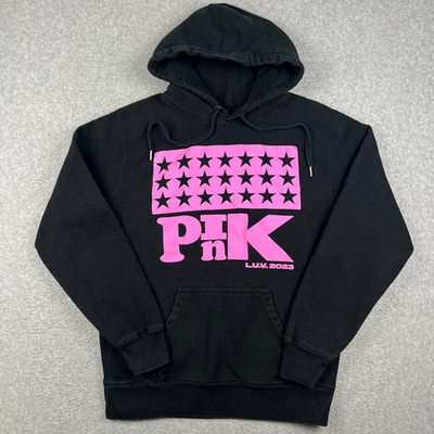 #ad Lil Uzi Vert Pink Tape Tour 2023 Concert Hoodie Sweatshirt Small Hip Hop Rap $49.95