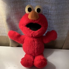 Tickle Me Elmo by Tyco, 1995. Sesame Street Elmo Plush Stuffed Animal, animated