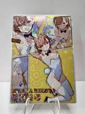 Mikoto Misaka Scientific Railgun Bunny Suit Goddess Story Anime Waifu ACG Card