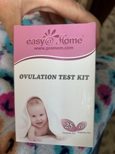 1 Pack - Easy Home 25 Ovulation Test Strips and 10 Pregnancy Test Strips Kit