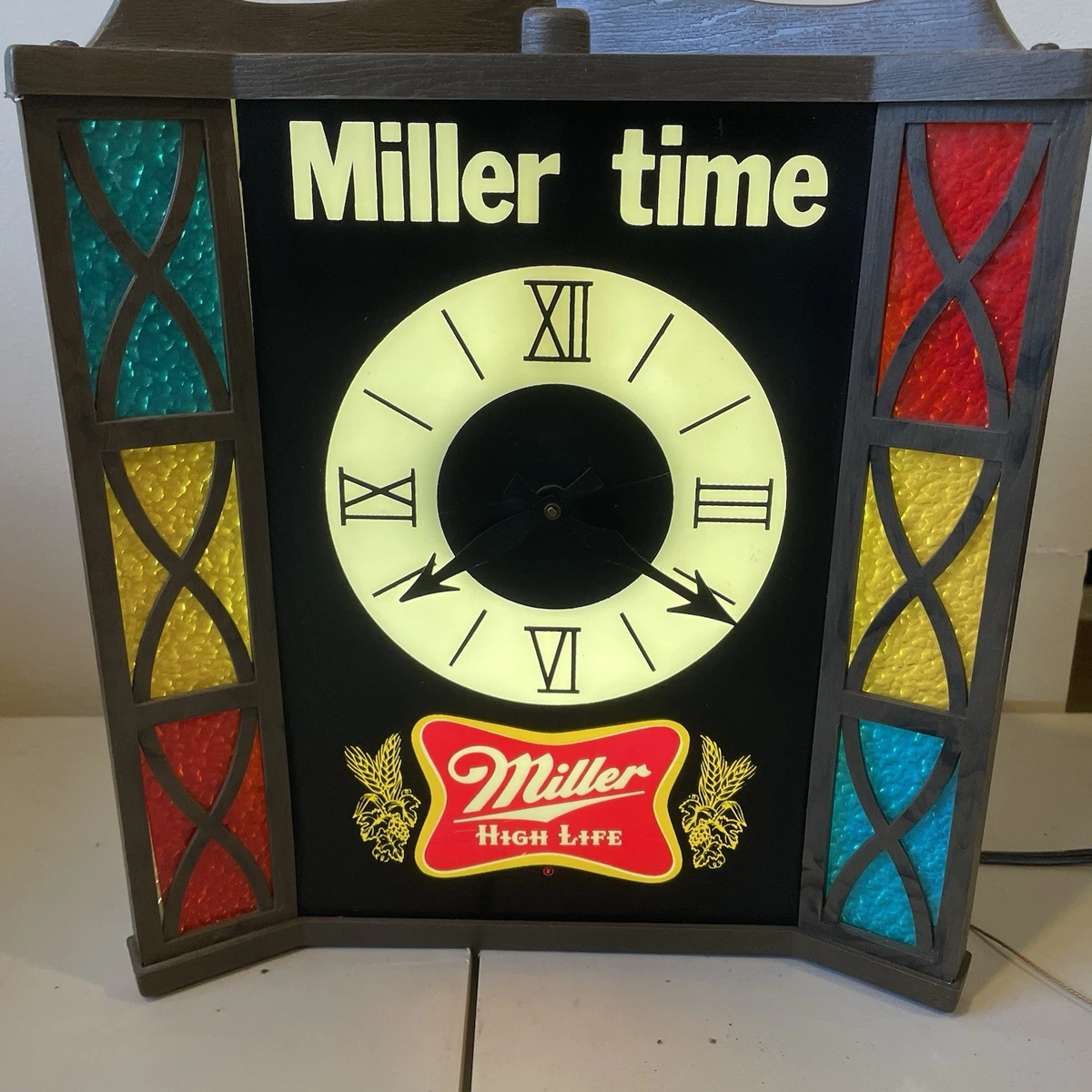 Miller High Life Clock In Collectible Miller Signs & Tins for sale