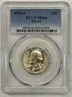 1776-1976-S SILVER BICENTENNIAL WASHINGTON QUARTER PCGS MS66