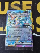 Vaporeon EX 023/131 Stamped Prismatic Evolutions Surprise Box Promo - SEALED