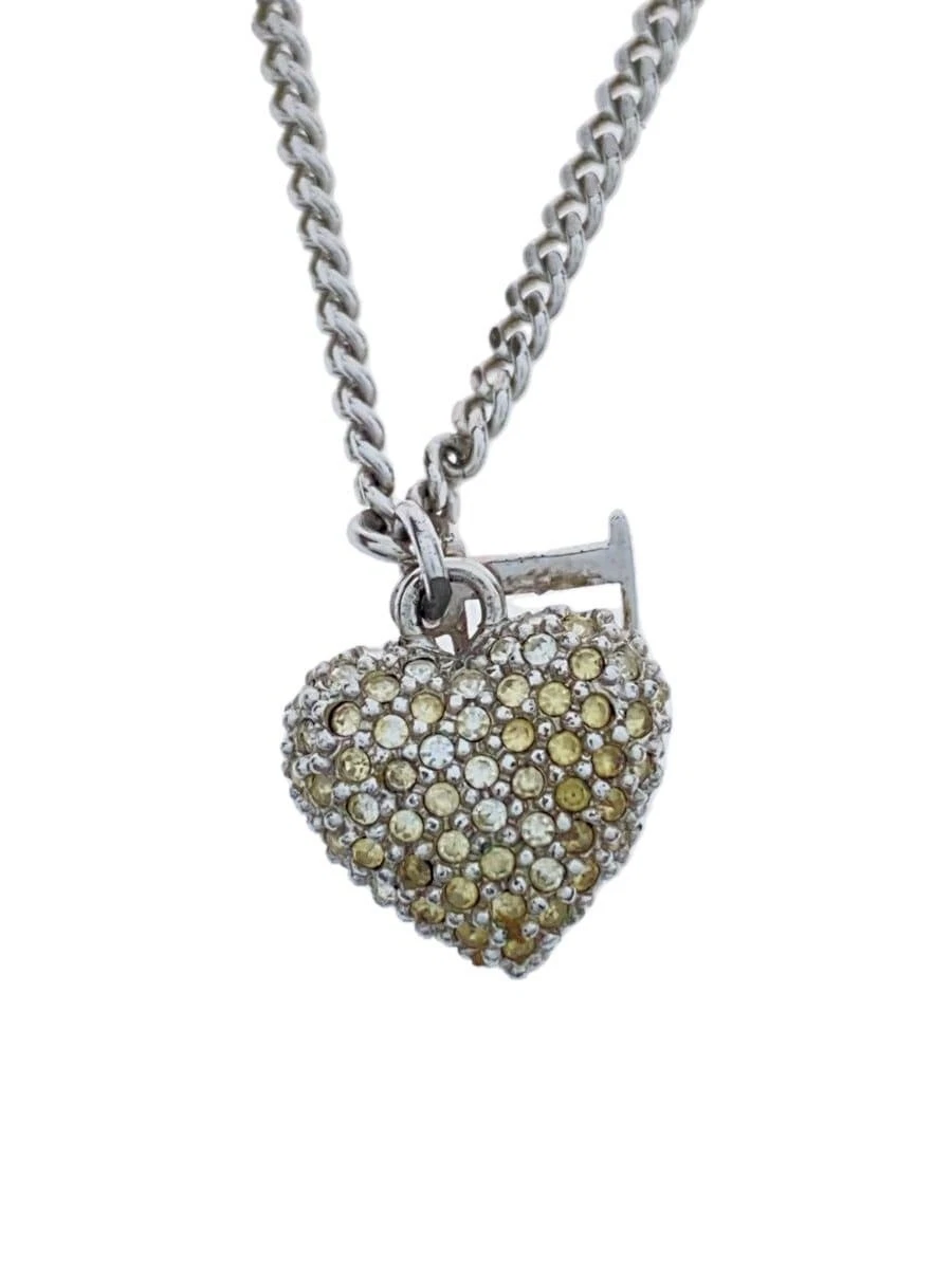Collana Christian Dior motivo cuore Top SLV con strass con donna