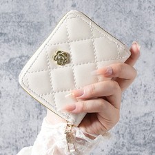 RFID Blocking Coin Pouch Credit Card Wristlet Wallet Woman Small Change Handbag