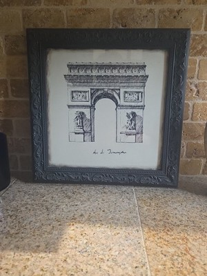 Vintage Marco Fabiano Art Arc De Triomphe, Paris, France