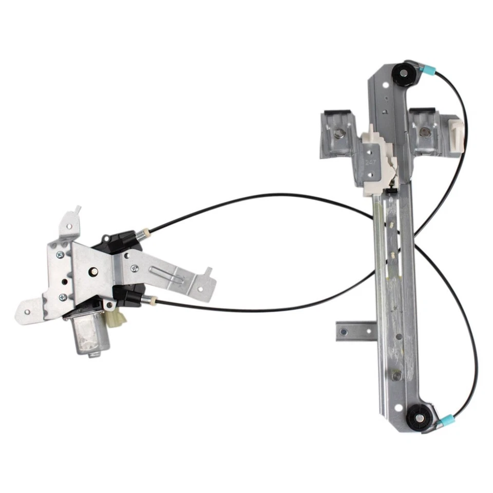 Regulador de ventana eléctrica trasera TRQ con lado del conductor del motor LH para 00-06 Tahoe Yukon Foto 4 de 4