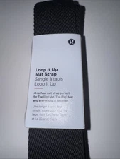 Lululemon Loop It Up Mat Strap Black NEW
