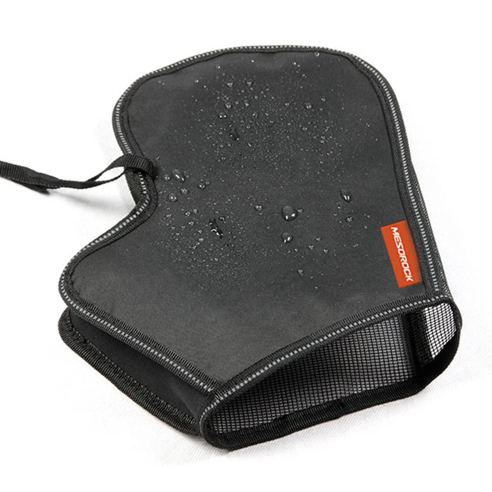 Motorcycle Handlebar Muffs Summer Sun Protection Gloves Waterproof Oxford Mesh - Image 2 of 4