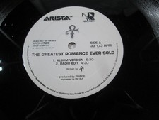 Prince - The Greatest Romance Ever Sold (Formerly Known As) 12" PROMO 1999