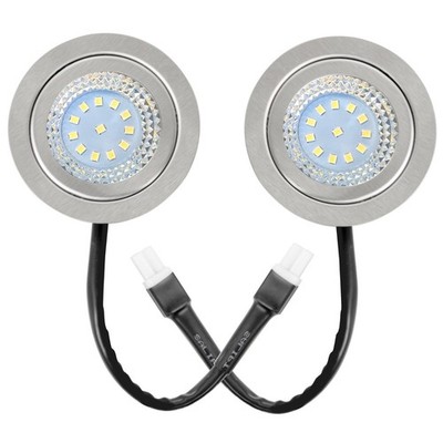 Awoco 2PCS LED Light Bulbs Replacement for Range Hoods - 12V DC, 2W (RH-FC-LED)