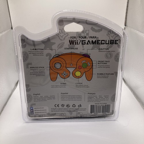 Old Skool Nintendo Wii & GameCube Controller Spice Orange NEW IN BOX - Picture 2 of 2
