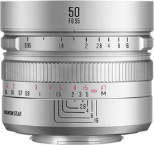 Brightin Star 50mm F0.95 f/0.95 APS-C Camera Lens for Fujifilm Fuji FX Mount