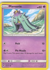 2018 Mareanie (105) Common SM - Lost Thunder 105/214 NM Normal LP-NM