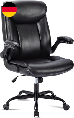 Bürostuhl Ergonomischer Schreibtischstuhl PU Leder Drehstuhl Mit Hochklappbarer 
