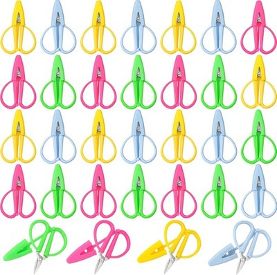 32 Pa Mini Scissors Thread Snips Tiny Colorful Small  Scissors All