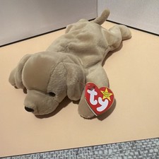 Ty Beanie Baby FETCH the Golden Retriever Dog 8.5" NEW MWMTs Stuffed Animal Toy