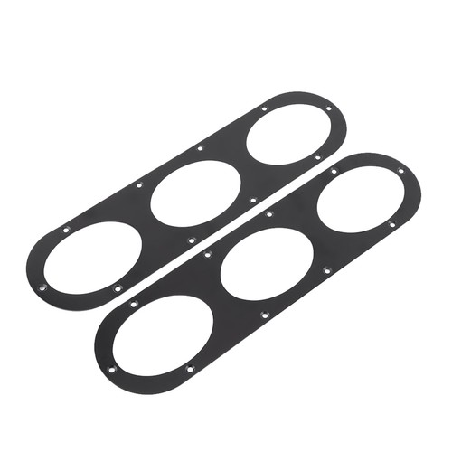 Car 2Pcs Universal Aluminium Alloy Rear Bumper Race Air Diversion Diffuser Panel - Picture 3 of 12